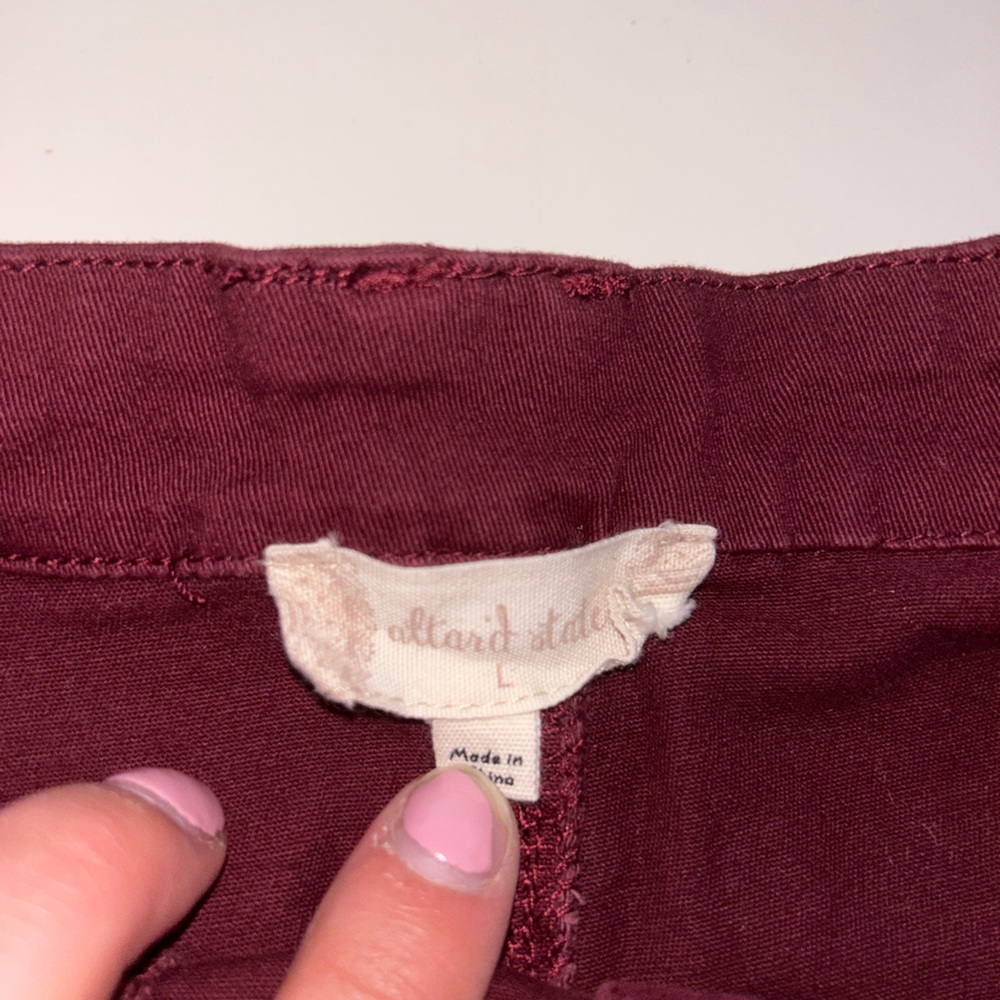 Altered State Red Button Down Skirt - image 3